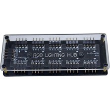 10 Port Rgb LED Fan Şerit Hub Splitter 10 Port 12V 4 Pin Kablo Çoklayıcı