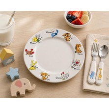 Kids Banquet Porselen Düz Tabak, 21 Cm, Iç Mekan Kullanımı Için