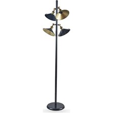 Mylights Retro Mafsalı Dörtlü Hareketli Lambader Köşe Lambası