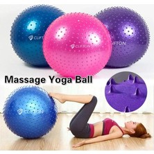 Clifton Dikenli Yoga Pilates Aeorobik Jimnastik Topu 65 cm Pembe+ Pompa