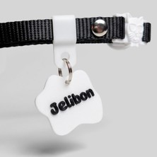 Charmlı, Isimlikli, Telefon Numarası Yazılı, Kedi Boyun Tasması (Safety Click) (Siyah)