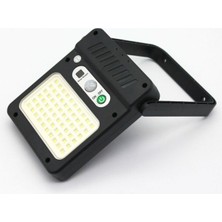 60 LED 3 Mod Güneş Enerjili Sensörlü Dış Mekan Solar Sokak Bahçe Lambası Beyaz Işık YX-607