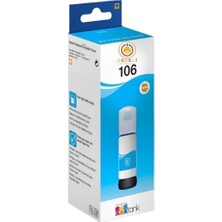 Epson Uyumlu 105/106 Mavi (Cyan) Muadil Mürekkep, 70ML, L7160 L7180 L8160 L8180 Için Boya Bazlı Cyan Yazıcı Mürekkebi