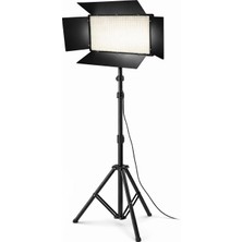 800 LED Profesyonel Video Işığı Tripodlu – Ayarlanabilir Parlaklık (%10-100) & 3200K-5600K Renk Sıcaklığı – Fotoğraf, Vlog, Yayıncı, Stüdyo Işığı