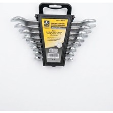 Gk Tools 1. Kalite Krom Vanadyum Açık Ağız Anahtar Takımı 8 Parça (6-22 Mm), Iki Ağızlı Paslanmaz El Aletleri Seti, Özel Taşıma Standlı Iki Yönlü Somu