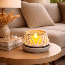 Çıkarılabilir Kapaklı Dekoratif Mumluk – LED Tealight Mumluk, Modern Minimalist Tasarım, Masa Üstü Ev Dekorasyonu, Salon & Yatak Odası Için Şık Mum St