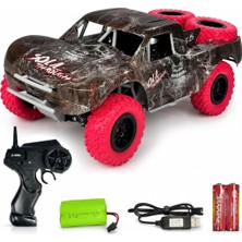 Uzaktan Kumandalı Full Fonksiyon 2.4g Şarjlı 1:20 4WD Drift Araba Course, 20+ Km/h Hızlı Off-Road Rc Araç, Büyük Dişli Lastikli, USB Şarj Kablolu Oyun