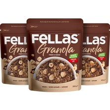 Granola Fındık ve Kakao 200 gr 3lü Paket