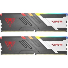 Viper Venom Rgb Ddr5 32 GB (2 x 16 Gb) 6000MHZ Udımm Masaüstü Oyun Bellek Kiti - PVVR532G600C36K