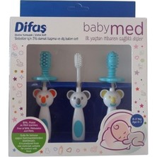 Difaş Baby Med Bebek Ağız Bakım Seti (Mavi)