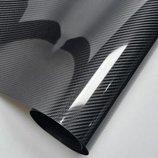5d Siyah Karbon Fiber Folyo Kendinden Yapışkanlı Üst Kısmı Koruma Jelatinli Kuvvetli Yapışkan Hava Kanallı Ultra Parlak Özel Kırılmaz Ezilmez Postüplü