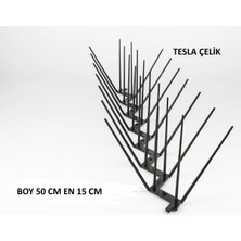 Esla Çelik Güvercin Kuş Uzaklaştırıcı Plastik Bariyer 10 Adet 5 Metre Zararsız Çevre Dostu 1. Sınıf