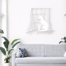 Minimalist Metal Duvar Dekoru – Modern Salon ve Ofis Süsü