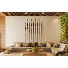 Eym 50 mm x 2800 mm Bronz Sibu Aynalı Pleksi Şerit Mobilya Süsü