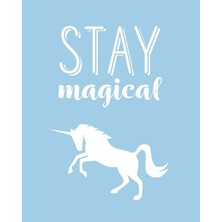 Stay Magical: Bullet Grid Journal, 150 Dot Grid Pages, 8X10, Professionally Designed
