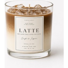 Craft To Inspire Latte Kokulu Mum, Doğal Soya Mumu, 230 G | Günlük Kahve Ritüellerini Tamamlayan Dekoratif Bir Yaşam Objesidir