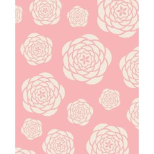 Bullet Grid Journal: Light Pink Peony Floral, 150 Dot Grid Pages, 8X10, Professionally Designed