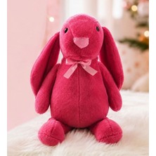 Uyku Arkadaşım Uzun Kulak Bunny Peluş Tavşan 65 cm Fuşya