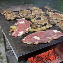 Doğal Bazalt Mangal ve Barbekü Taşı, Pizza,fırın Taşı, Ekmek, 35×40 cm – Doğal Bazalt Pişirme Taşı