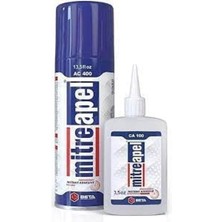 Mitre Apel Hızlı Yapıştırıcı Çift Bileşenli Çok Kuvvetli 100 gr + 400 ml