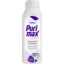 Purimax Halı ve Koltuk Temizleyici 1000 Ml, Borakslı Konsantre Halı Şampuanı, Leke ve Koku Giderici, Halı Yıkama Makinesi ve Elde Kullanıma Uygun