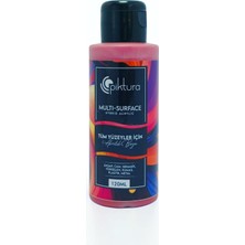 Multi-Surface Hibrit Akrilik Boya, 120ML, Su Bazlı, Ahşap Cam Seramik Metal Kumaş Plastik Için (Mercan Kırmızı)