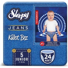 Jeans Külot Bez 5 Numara Junior 24 Adet