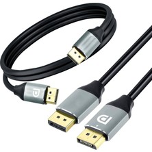 Dp To Dp Kablo 8k 60hz / 4K 144hz Görüntü Aktarıcı Kablo 1,5 Metre - FC749
