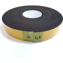Kapı Pencere Izolasyon Bandı Yapışkan Sünger 4 mm Kalınlık 40 mm Genişlik 10 Metre Uzunluk/eva-4 * 40