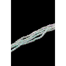 Serhat Aksesuar ve El Işçilik Şeffaf Janjan 4 mm Plastik Boncuk Aksesuar Takı Malzemesi (25 Gr)
