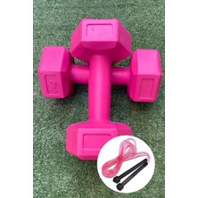 Dambıl 2x1 kg Dambıl Seti Dumbbell Atlama Ipi Hediyeli LYT-25498D