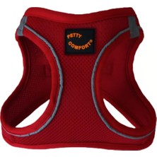 Köpek Göğüs Tasması-Köpek Gezdirme Tasması-Vest Harness Tasması-Air Mesh (Hava Geçirgen) Göğüs Tasması (Small, Kırmızı)