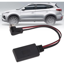 Samochodowe Adaptery Wejściowe Audio I Wideo, 11-Pinowy Kabel Adaptera Stereo, 11-Pinowy Abs Samochodowy Moduł Bluetooth Aux Odporny Na Ciepło Adapter