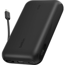 Ultracharge 20000 Mah Usb-C Kablolu ve Ekranlı Power Bank, Siyah