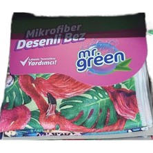 Desenli Mikrofiber Temizlik Bezi, 3'lü Set