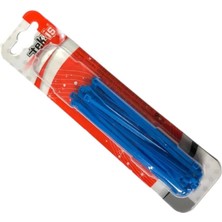 Tek-Iş Mavi Plastik Kablo Bağı Seti | 100MM x 2.5mm | 100 Adet | Dayanıklı Cırt Kelepçe | Kablo Düzenleyici