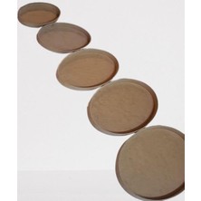 Hobi Adn 90245 Dekoratif Oval Tepsi Pano 5 Adet Cnc Kesim Ahşap Mdf Ham El Yapım