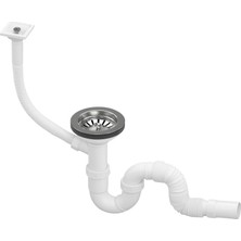 Çöpmak S Tipi Tekli Lavabo Sifonu Ø32 – 11 cm Dik Taşmalı, Koku Önleyici ve Tıkanma Yapmayan Dayanıklı Model