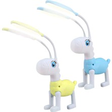 Masaüstü USB Dokunmatik 360° Dönebilen Masa Lambası Aydınlatma LED -AL3530 (Sarı)