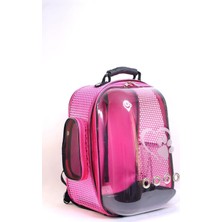 Zenith Astronot Model Kedi ve Köpek Taşıma Çantası, Pembe