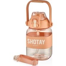 Ribbon Grib Su Matarası Tritan Somon 1000ML