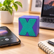 Mini Bluetooth Hoparlör – Taşınabilir Kablosuz Ses Bombası, Küp Tasarım, Karışık Renk