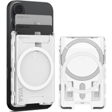 Magsafe Destekli Cüzdan Ultra Hybrid Mag Fit+ (3 Kartlık) Şeffaf - AFA08888 (Spigen Tr Garantili)