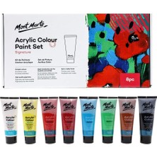 mm Akrilik Renkli Boya Seti 8 x 75ML - Signature