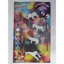 Bakbi Toys Bakbi Hayvanlar Alemi Yıkanabilir 3D Oyuncak Boyama Seti