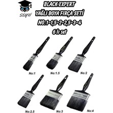 Black Expert Yağlı Boya Fırça No:1-1,5-2-2,5-3-4 6'li Set