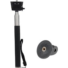 Uzatılabilir Alüminyum Selfie Stick Tek Ayaklı Sehpa Tutucu Için 1080P 4 K Su Geçirmez Sport Action Kamera