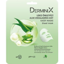 Leke Önleyici Kağıt Maske Aloe Vera ve Amino Asit