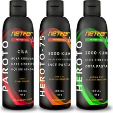 3'lü Ince Orta Pasta Cila Set - 3X100 ml