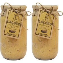 Laçoko 2 kg Şekersiz, Katkısız, Glutensiz, Doğal Çifte Kavrulmuş Ballı Yer Fıstığı Ezmesi (2 Kg)
